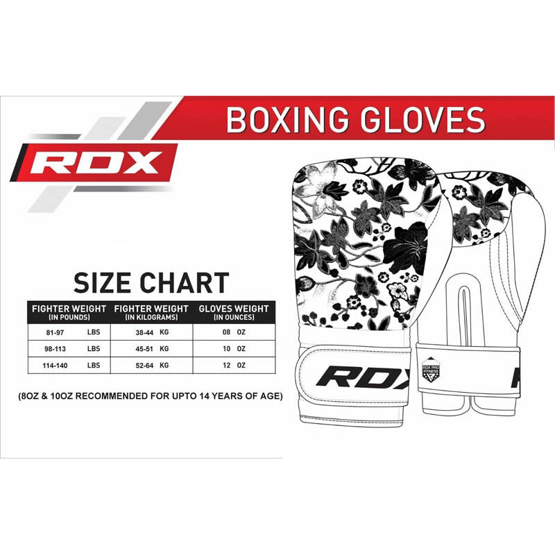 RDX ボクシンググローブ フローラル