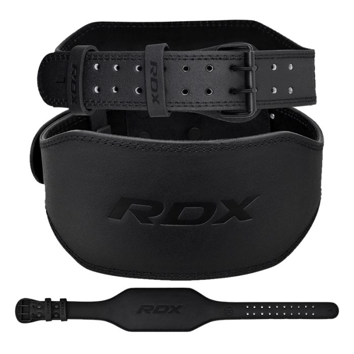 RDXトレーニングベルト - タンニングレザー - 6インチ幅（ブラックゴールド）｜RDX® SPORTS JAPAN公式ストア